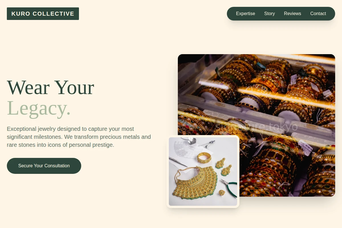 Chrome Jewelry Design